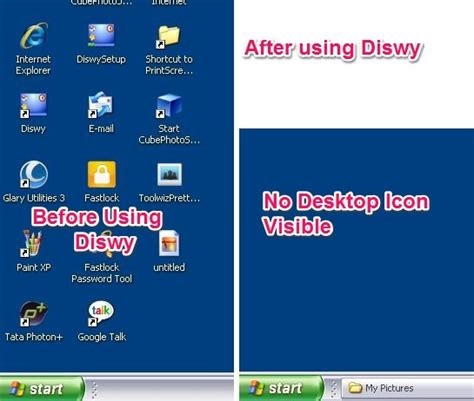 How To Hide Desktop Icons In Windows Xp