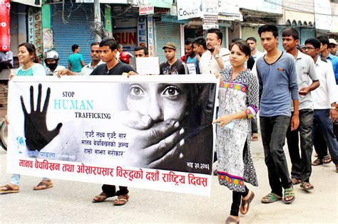 10th national day against human trafficking observed the himalayan times nepal s no 1