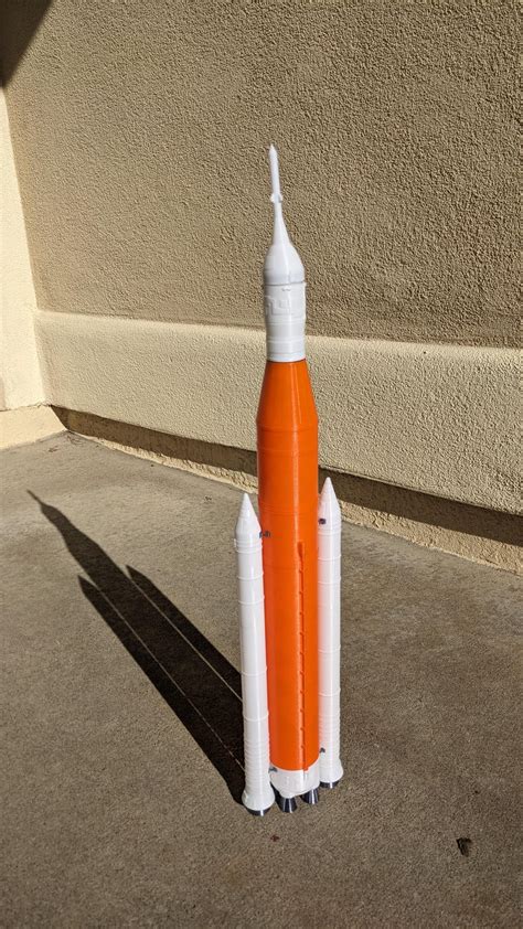 I Got This Neat 3 D Printed Model Of The Artemis Rocket For Christmas