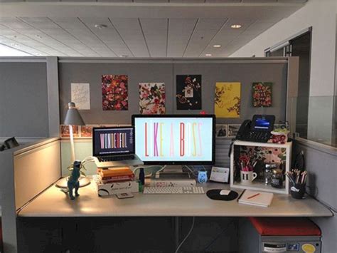 25 Incredible Cubicle Workspace Decorating Ideas Cubicle Organization Work Cubicle Office