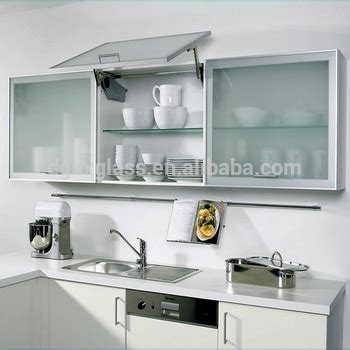 The back of the cabinet is pegboard for hanging tools. Frosted Glass For Kitchen Cabinet Sliding Doors - Buy ...