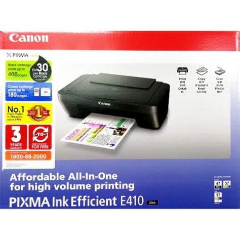 Wireless printing requires a working network with wireless 802.11b/g or n capability. Canon PIXMA Ink Efficient E410 Printer | Shopee Malaysia