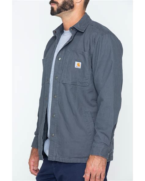 Carhartt Mens Rugged Flex Rigby Work Shirt Jacket Country Outfitter
