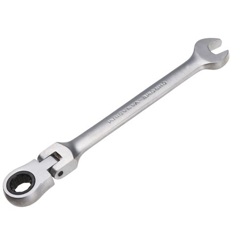 10mm Flexible Head Wrench Ratchet Metric Spanner Open End And Ring