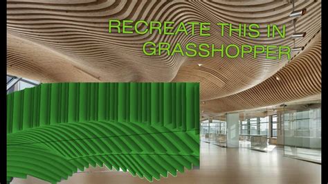 Parametric Ceiling With Grasshopper Youtube