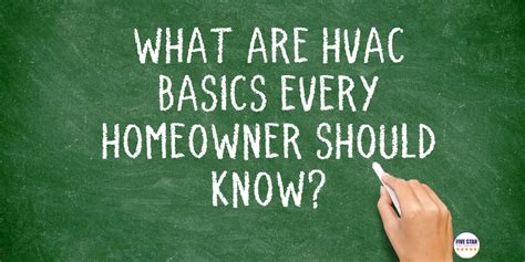 What Are Hvac Basics Every Homeowner Should Know Five Star Heating