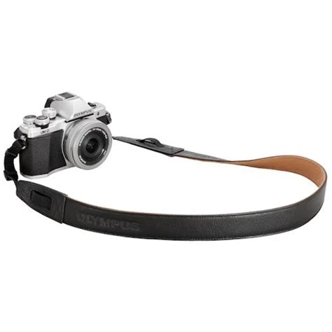 Olympus Css S119l Leather Neck Strap Black Straps And Accessories