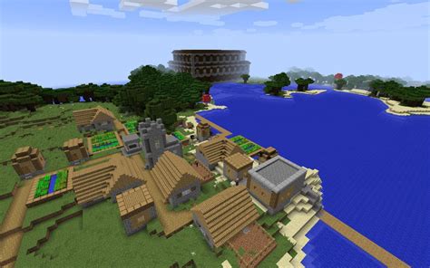 Mansion And Iron Loot Blacksmith At Spawn Minecraft Seed Hq
