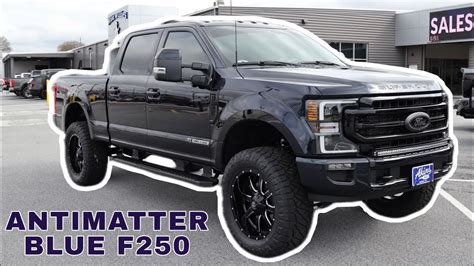 💎diamond💎 Antimatter Blue 2022 Ford F 250 Lariat Covert Edition Leveled