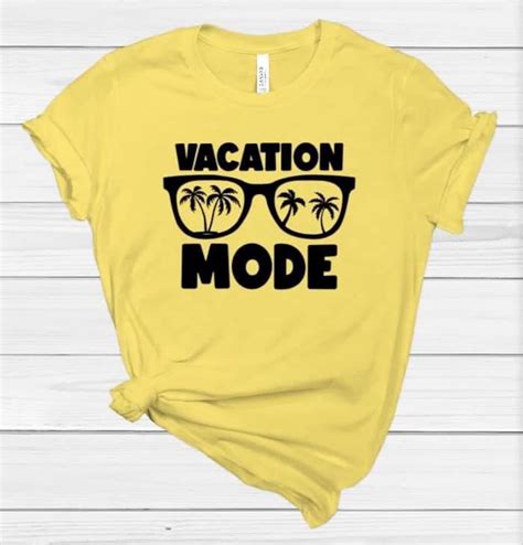 Vacation Mode Tee Vacation Shirts - Etsy