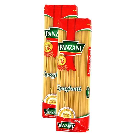 Achat Vente Promotion Panzani Spaghetti Lot De 2 Paquet De 500g