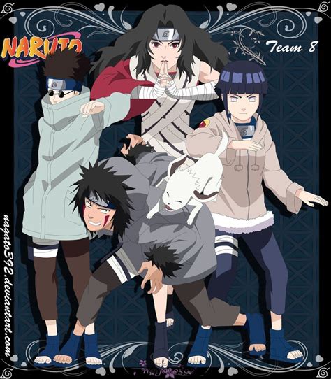 Team 8 By Nagato392 On Deviantart Naruto Teams Team 8 Naruto Anime