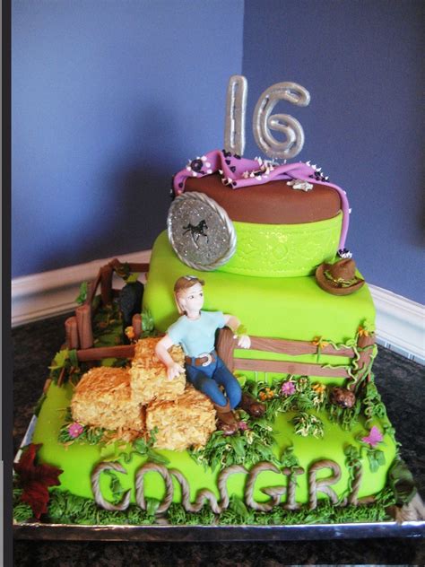 Try your best to pick food that will appeal to most guests and fits with your party theme. !6 Year Old Cowgirl Birthday Cake - CakeCentral.com