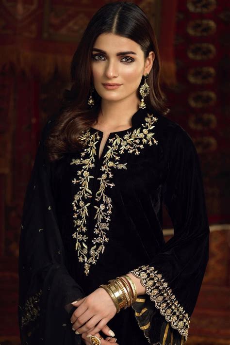 Velvet Velvet Dress Designs Pakistani Fashion Party Wear Designs