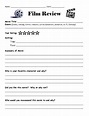 Movie Review Template by Lisa Gerardi | TPT