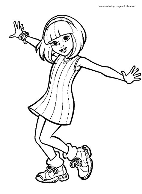 Little Girl 96514 Characters Printable Coloring Pages