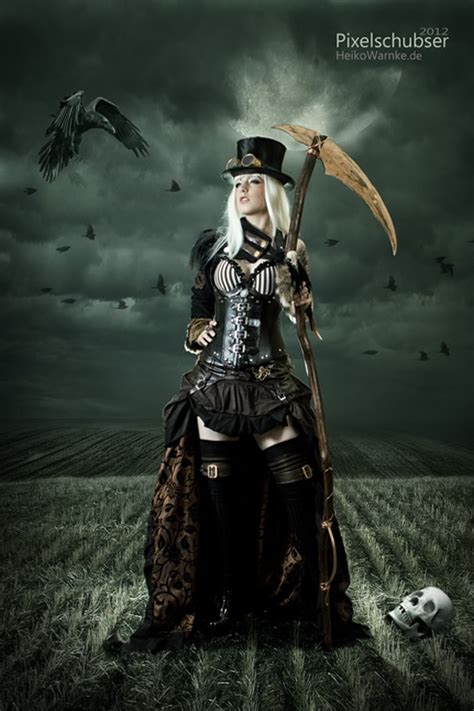 Steampunk Fashion Guide Steam Reaper Grim Reaper Cosplay