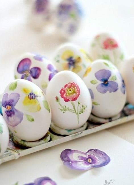 Decoupage Eggs Decoration Creative Easter Ideas