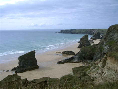 Bedruthan Steps Beach Carnewas North Cornish Coast
