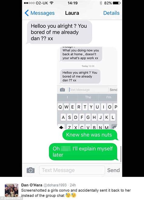Worcestershire Man Sends Woman A Text That Was Meant For His Friends
