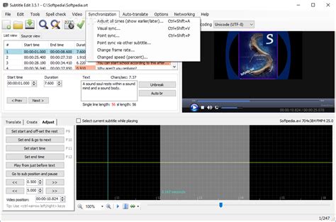 With se you can easily adjust a subtitle if it is out of sync with the video and much more. Subtitle Edit Portable Download