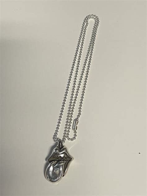 Chrome Hearts Rolling Stones Necklace Grailed