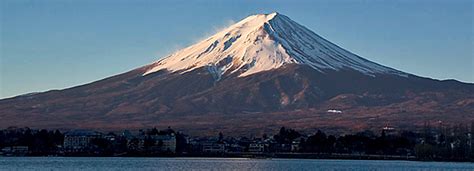 Famous Landmarks Satellite View Of Mount Fuji Japan Nations Online