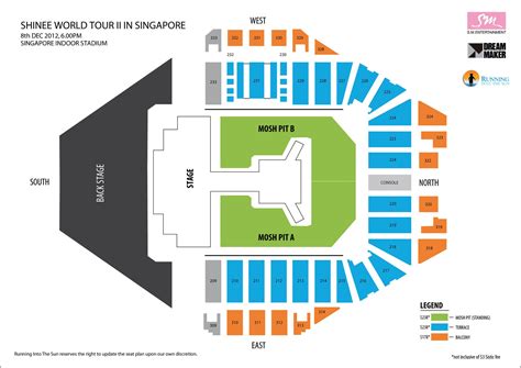 Seating Map Of Singapore Indoor Stadium Maps Of The World