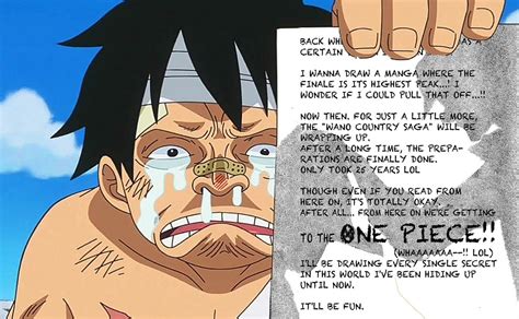 One Piece Creator Anticipates A Revealing Message About The End Of The