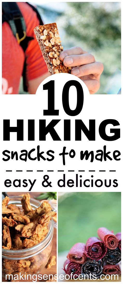 10 easy hiking snacks and backpacking food to make camping snacks hiking food backpacking