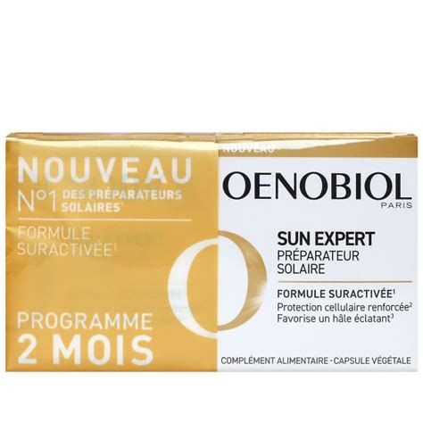 Oenobiol Sun Expert Est Un Complément Alimentaire Pour Le Bronzage Sous