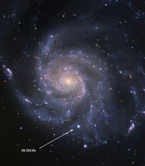 Closest Type Ia Supernova In Decades Solves A Cosmic Mystery Berkeley Lab News Center