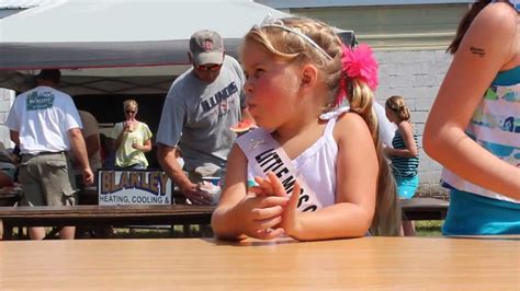 Little Miss Christian County Cracker Eating Contest Youtube