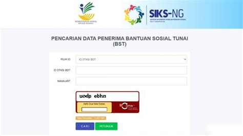 Simak cara cek penerima bansos tunai rp 300 ribu di cekbansos.kemensos.go.id. Cekbansos.siks.kemensos.go.id SIKS Dataku Bantuan Sosial ...