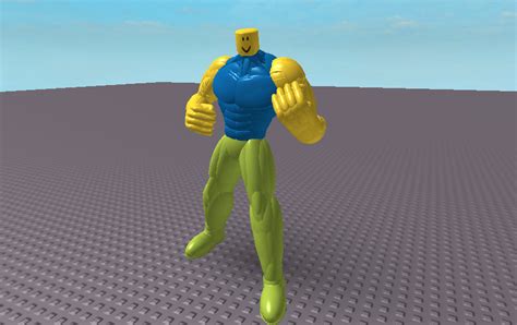 Is There A Model Of A Muscular Noob Asking For A Friend Roblox