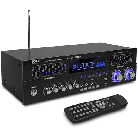 Buy Pyle Bluetooth Hybrid Stereo Home Pre Amplifier Home Audio Rack