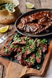 Grilled Skirt Steak with Chimichurri - The Woks of Life