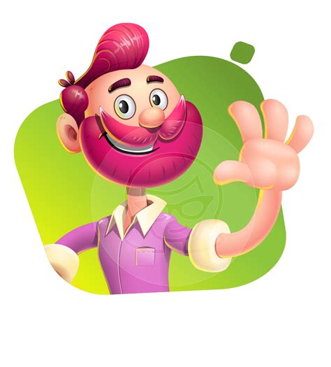 Mr Bubbles 3D Sticker Vector Cartoon Character GraphicMama