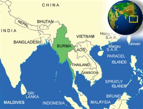Map Of Burma Myanmar Burma Or Myanmar Map South Eastern Asia Asia