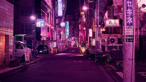 Purple Tokyo City Wallpapers Top Nh Ng H Nh Nh P