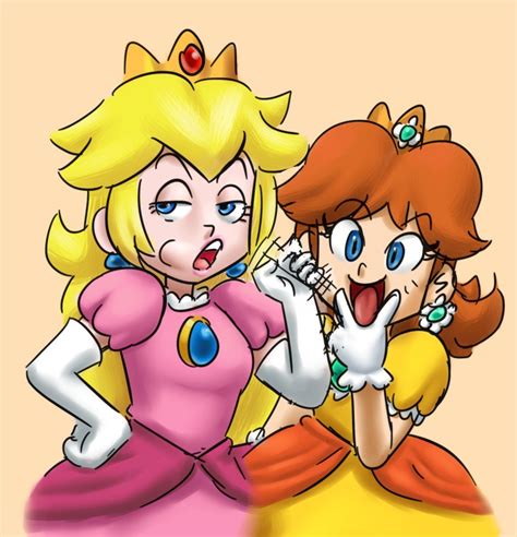 Ninozapo Soubriquetrouge Princess Daisy Princess Peach Mario