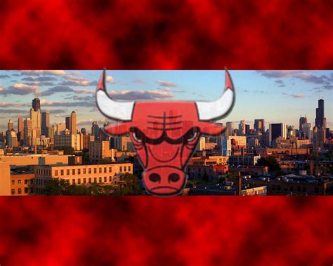 Bulls1280 Bulls Logo Over Chicago Skyline Jason Sinitean Flickr