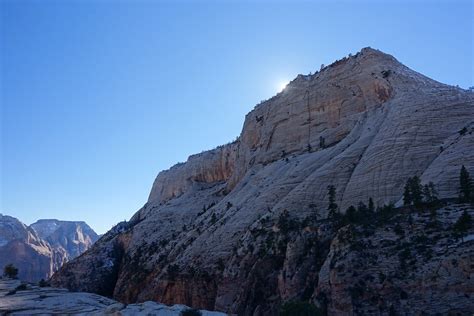 Cathedral Mountain Along The West Rim Trail Zion National Flickr