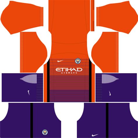Cloud town dreamed city logo inspiration isolated on white background. Manchester City 2019-2020 Kits & Logo - Dream League Soccer