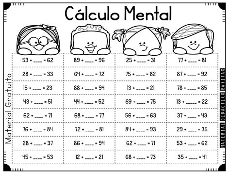 Software matemático online a menudo actualizado. CÁLCULO MENTAL (3) - Imagenes Educativas