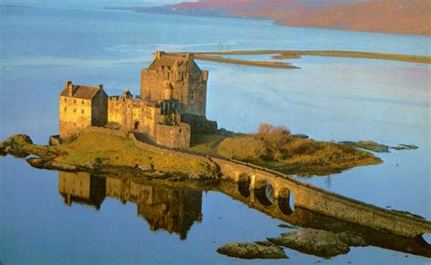 Eilean Donan From Air Postcard Eilean Donan Castle Was B Flickr