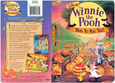 Boo To You Too Winnie The Pooh 1996