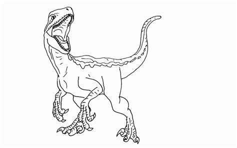 Jurassic World Indominus Rex Coloring Pages Sketch Coloring Page