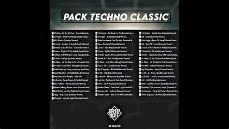 Pack Techno Classic Hits Versiones Extended Youtube