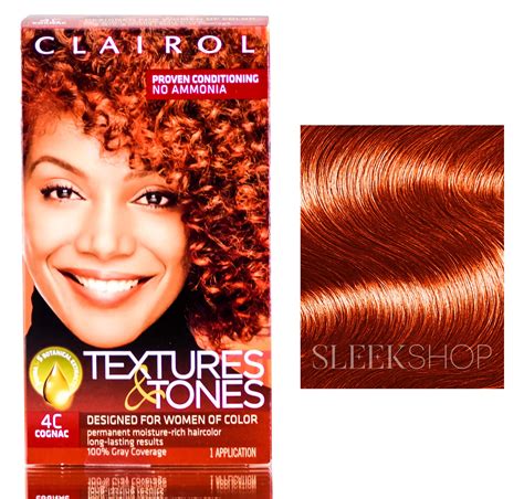 Clairol Textures And Tones Permanent Hair Color 4c Cognac 1 Application